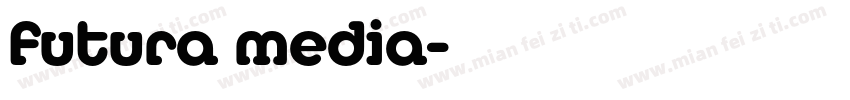 futura media字体转换